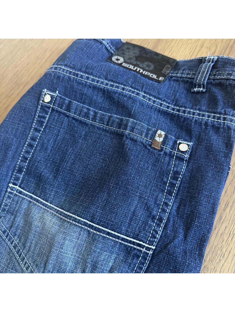 Y2K Southpole Men's Denim Shorts Size 44